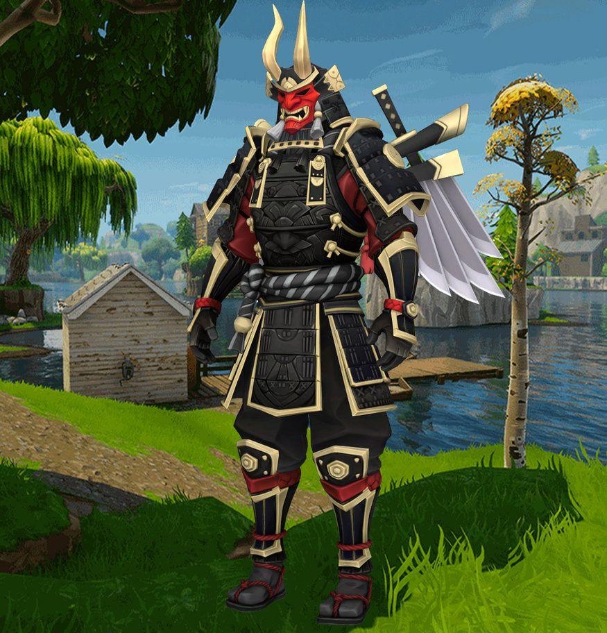 880x920 Fortnite Battle Royale Shogun (XNALara model), Phone