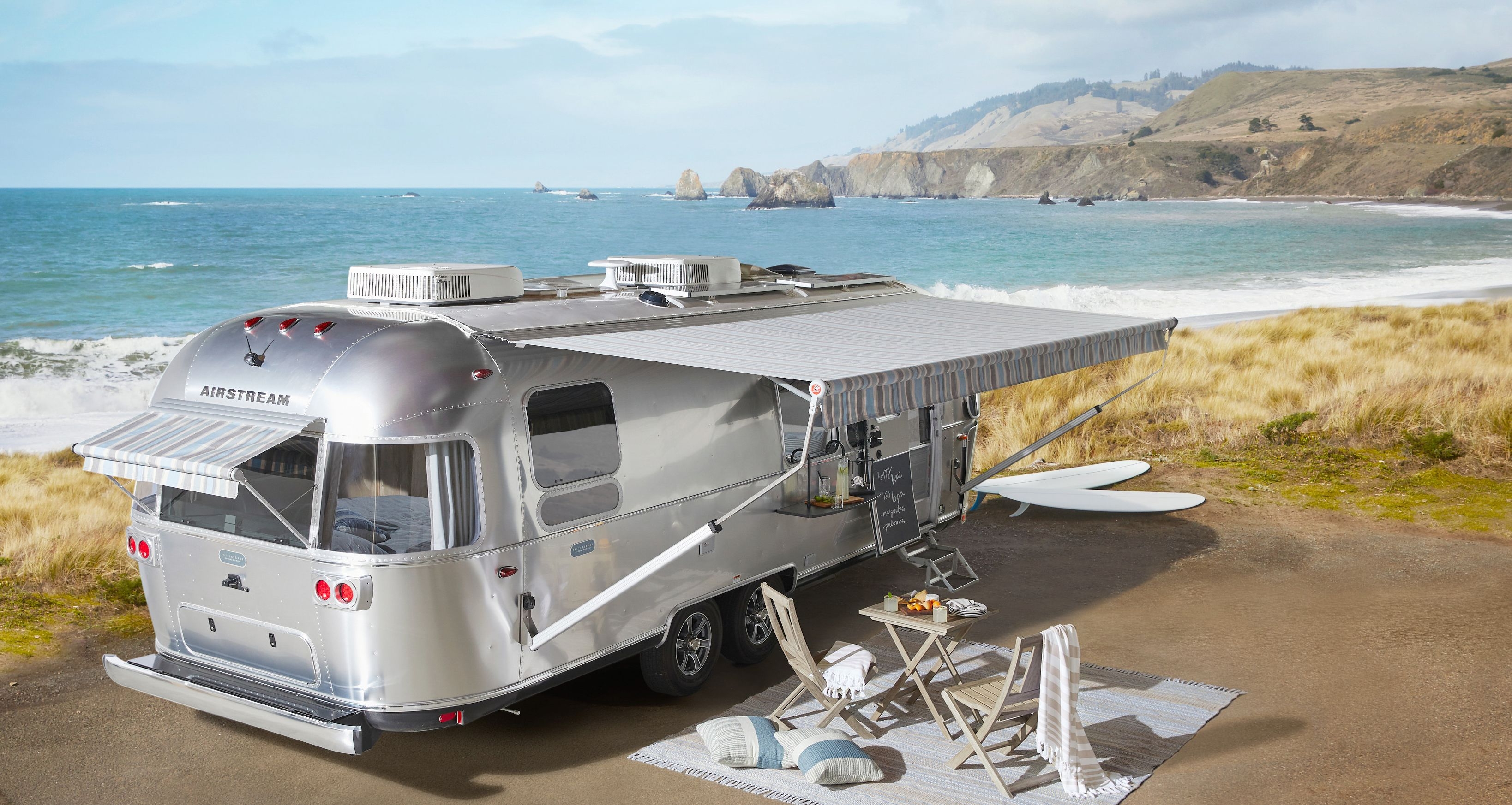 3280x1750 Airstream And Pottery Barn Launch Special Edition Camping Trailer, Desktop