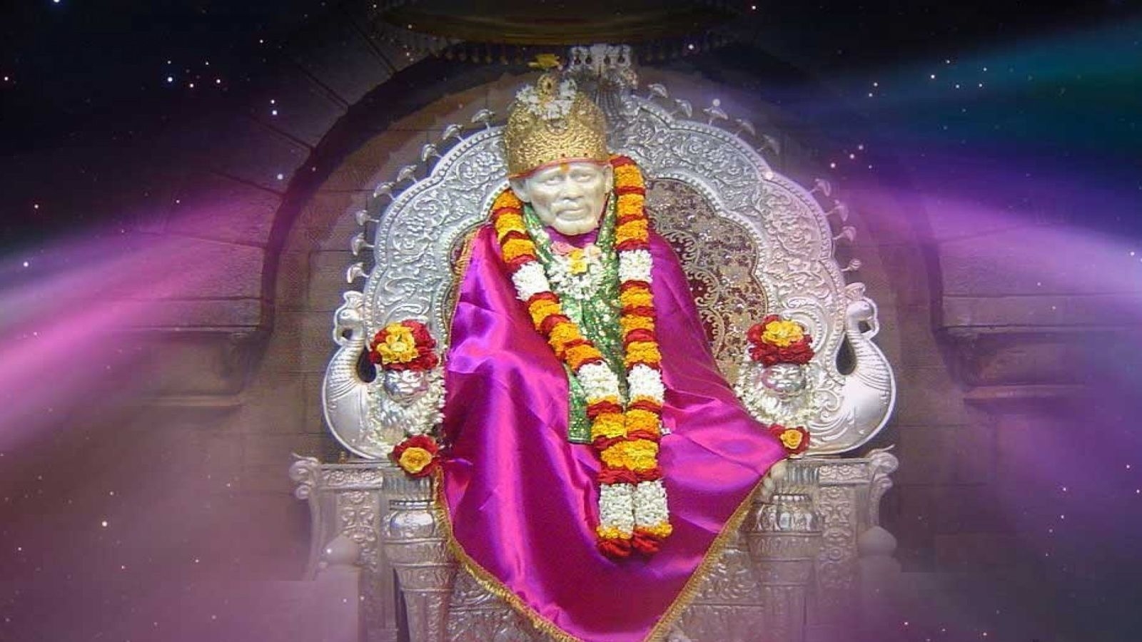 1600x900 Sai Baba HD Wallpaper 1600×900 In Temple, Desktop