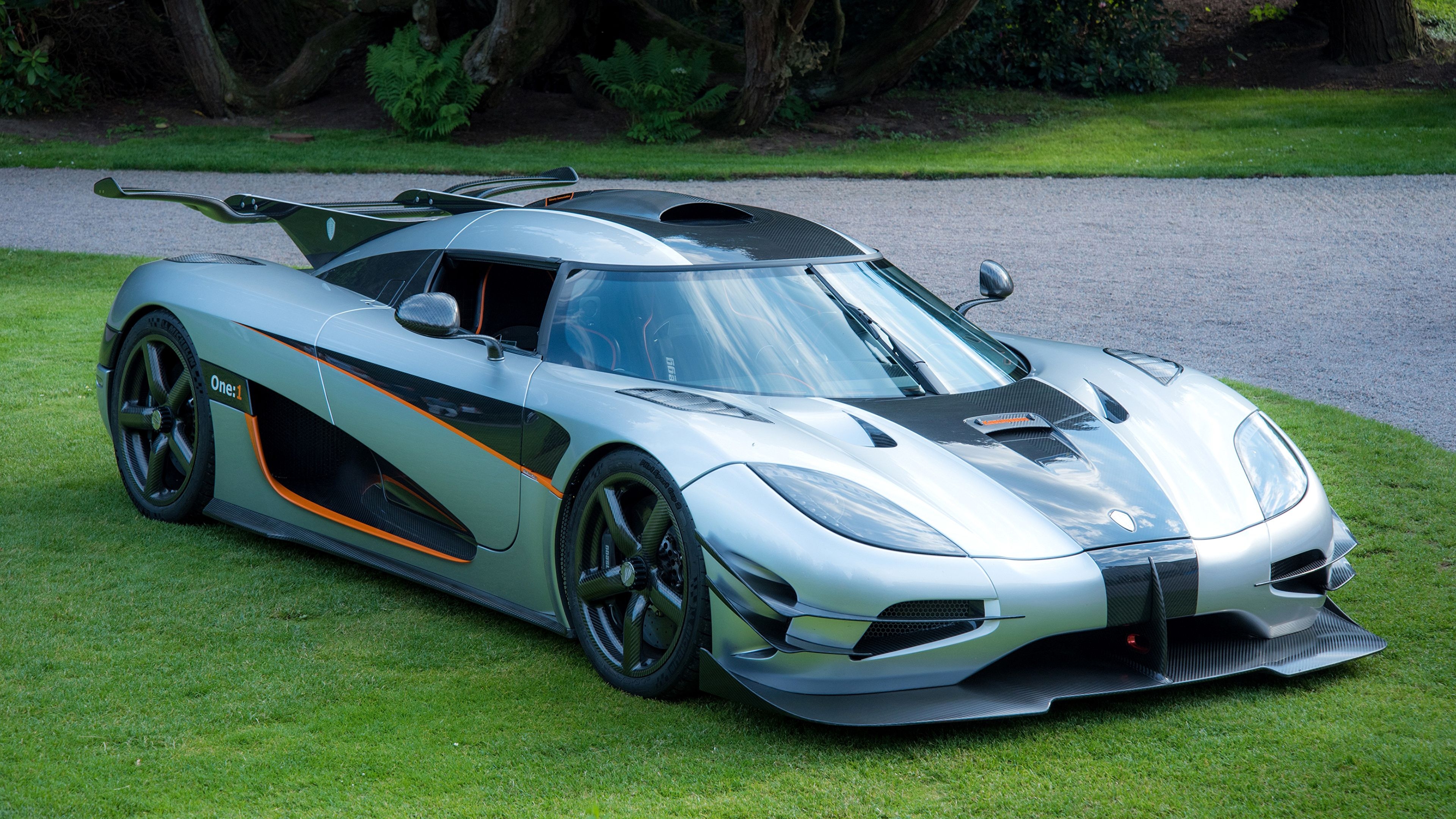 3840x2160 Wallpaper Tuning Koenigsegg 2014 One 1 Worldwide Silver, Desktop