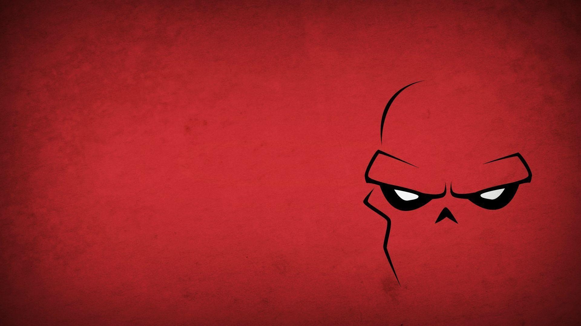 1920x1080 Red Skull. Minimal wallpaper. Wallpaper, Comics, Captain, Desktop