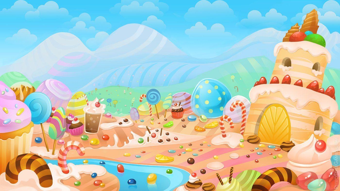 1400x790 Candyland Wallpaper HD, Desktop