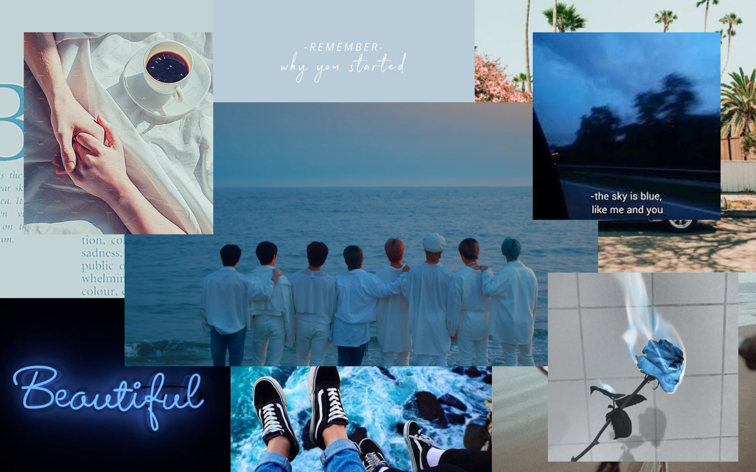 2560x1600 Stray Kids Desktop Wallpaper Blue Edition. Laptop wallpaper desktop wallpaper, Wallpaper dekstop, Aesthetic desktop wallpaper, Desktop