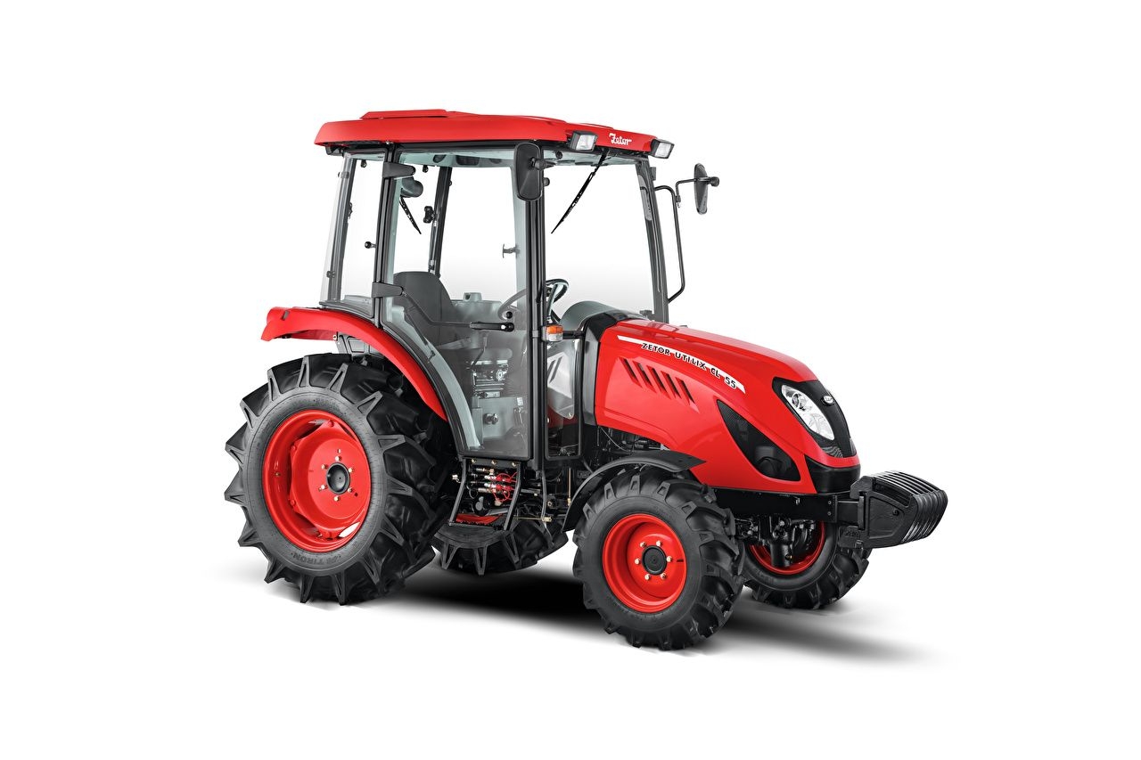 1280x860 Desktop Wallpaper Tractor Zetor Utilix CL 2019 Red Side White, Desktop