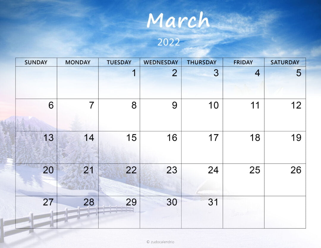 1080x840 Cute March 2022 Calendar Desktop Wallpaper, Desktop