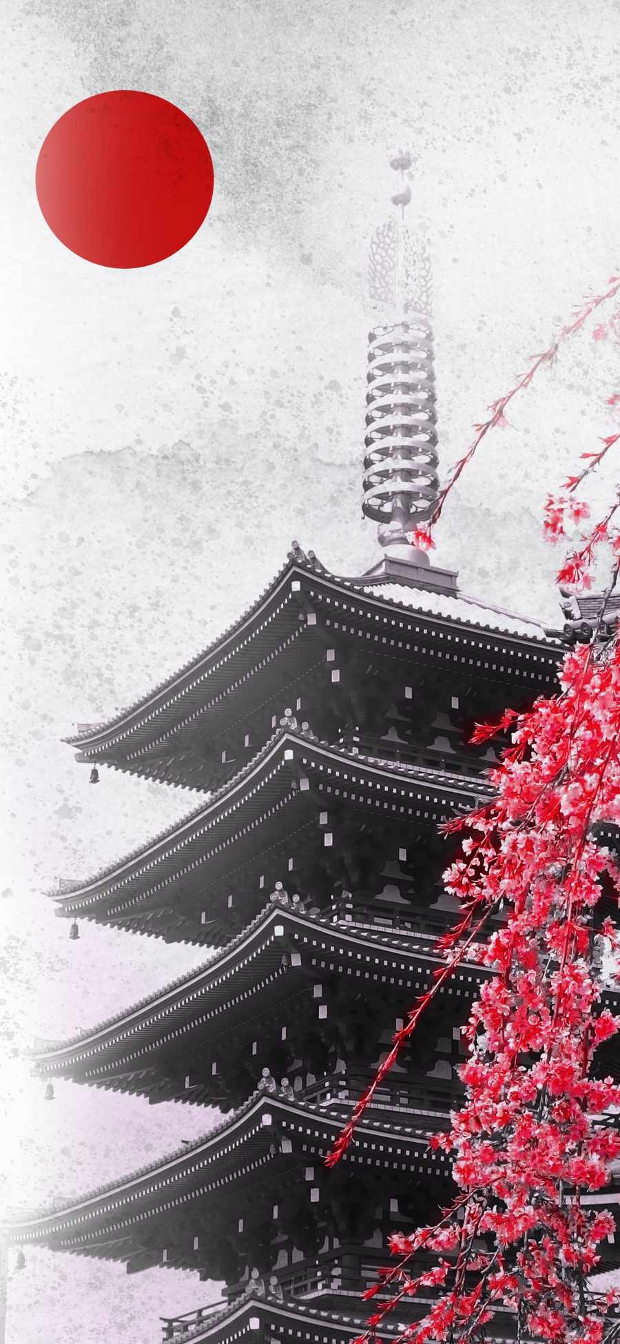 900x1950 Temple Japan iPhone Wallpaper, Phone