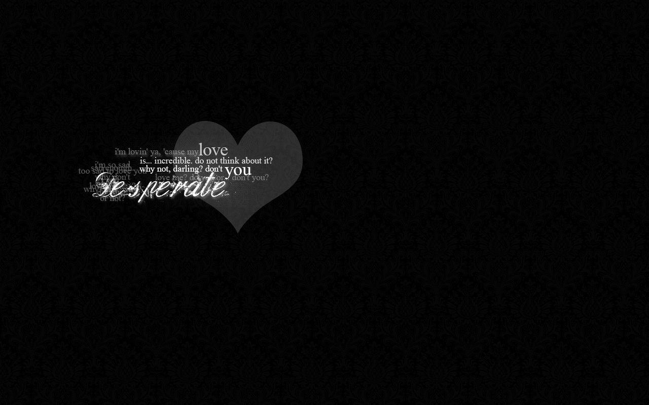 1280x800 Heart Black wallpaper, Desktop