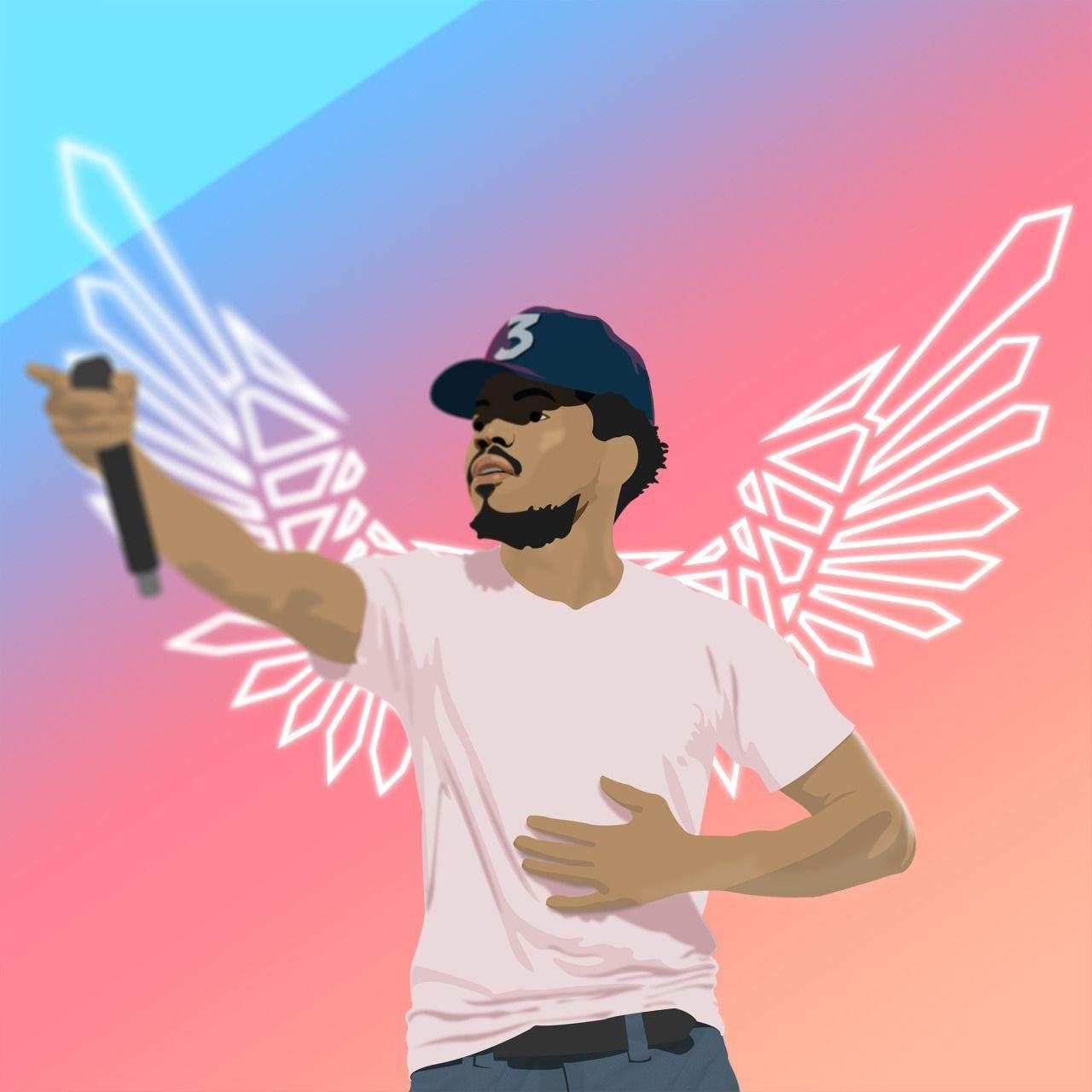 1280x1280 Chance the Rapper Cartoon Wallpaper Free Chance the Rapper, Phone