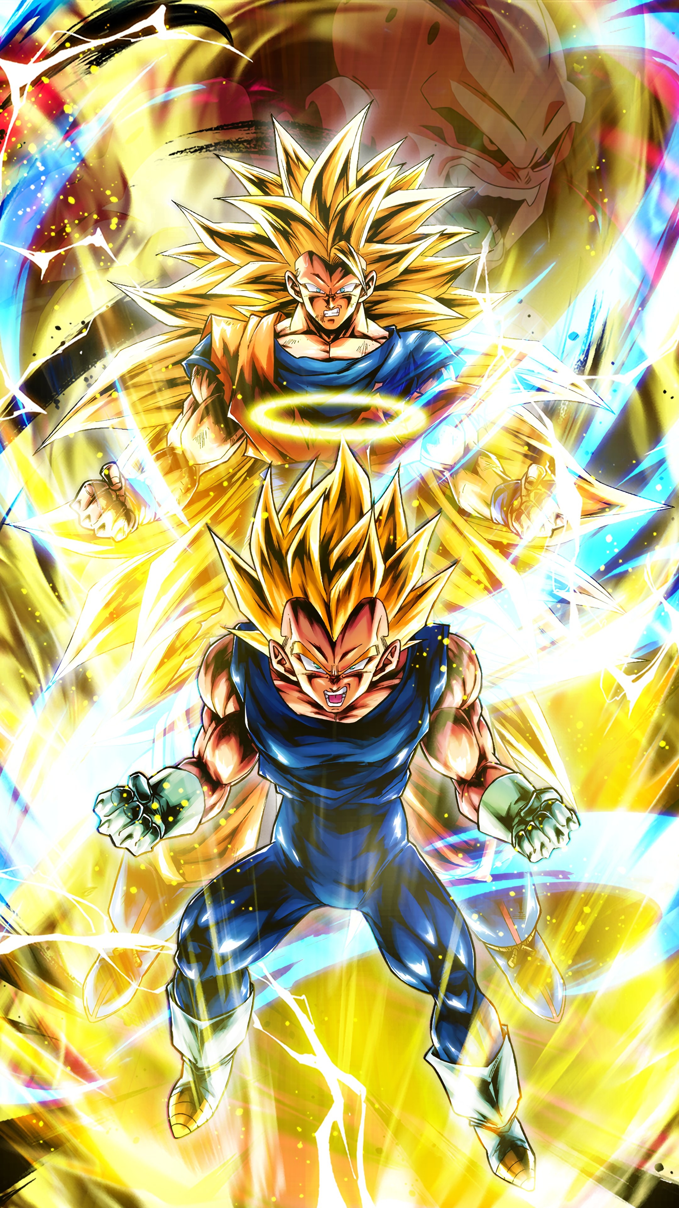 2160x3840 SPARKING Super Saiyan God SS Vegeta 4K, Phone