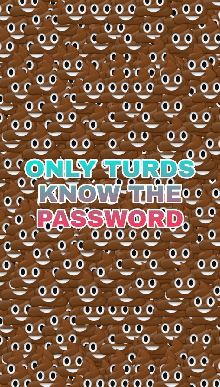 730x1280 Poop emoji lock Wallpaper, Phone