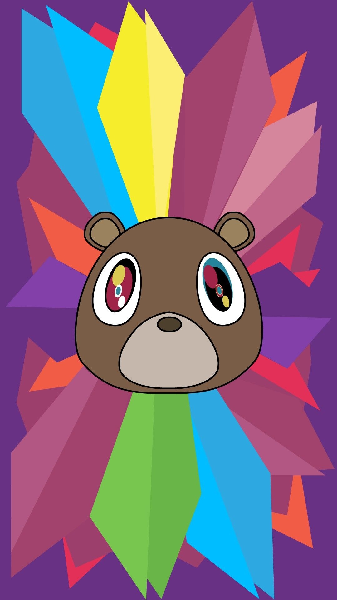 1080x1920 Lovely Dropout Bear Wallpaper. Kanye west wallpaper, Bear wallpaper, Graduation bear, Phone