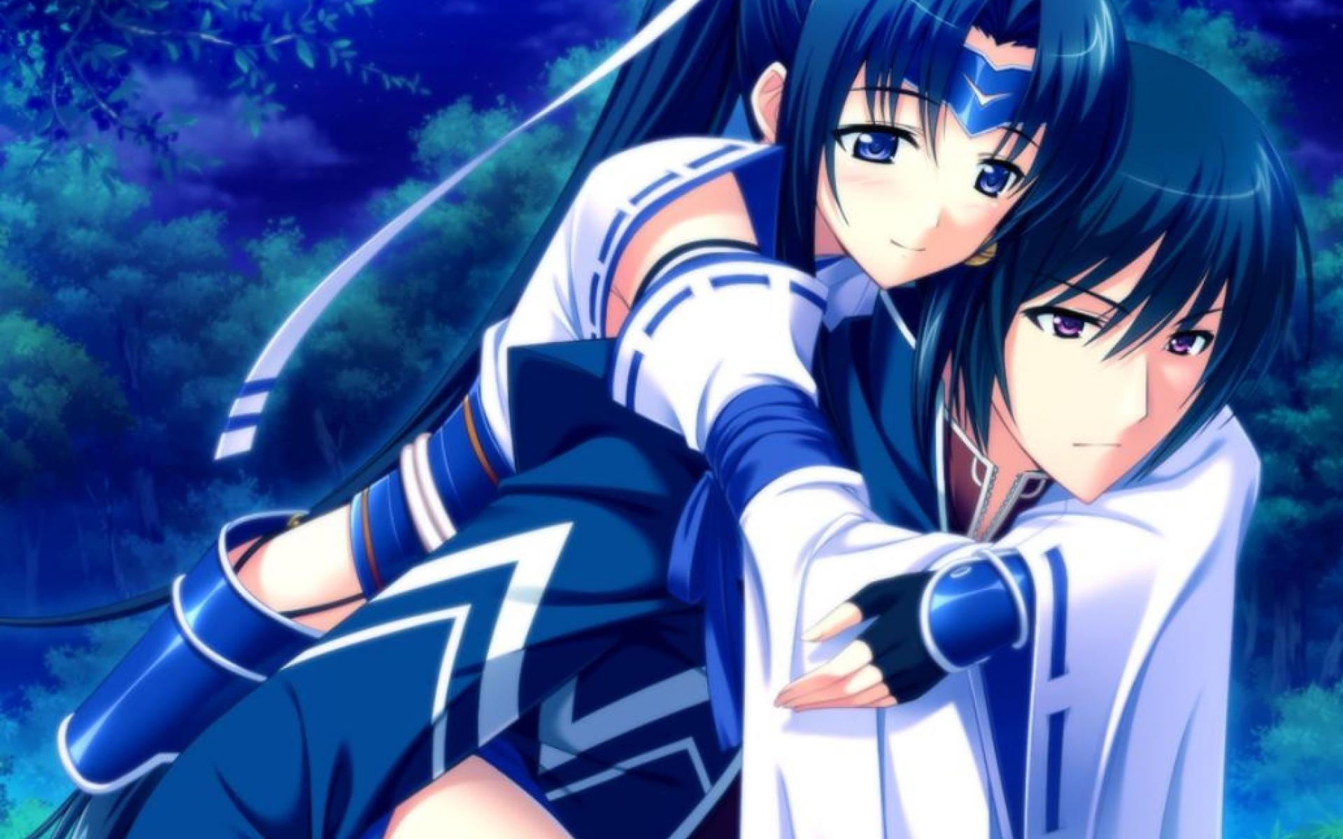 1920x1200 Sweet Anime Couple HD Wallpaper M9themes HD Anime, Desktop