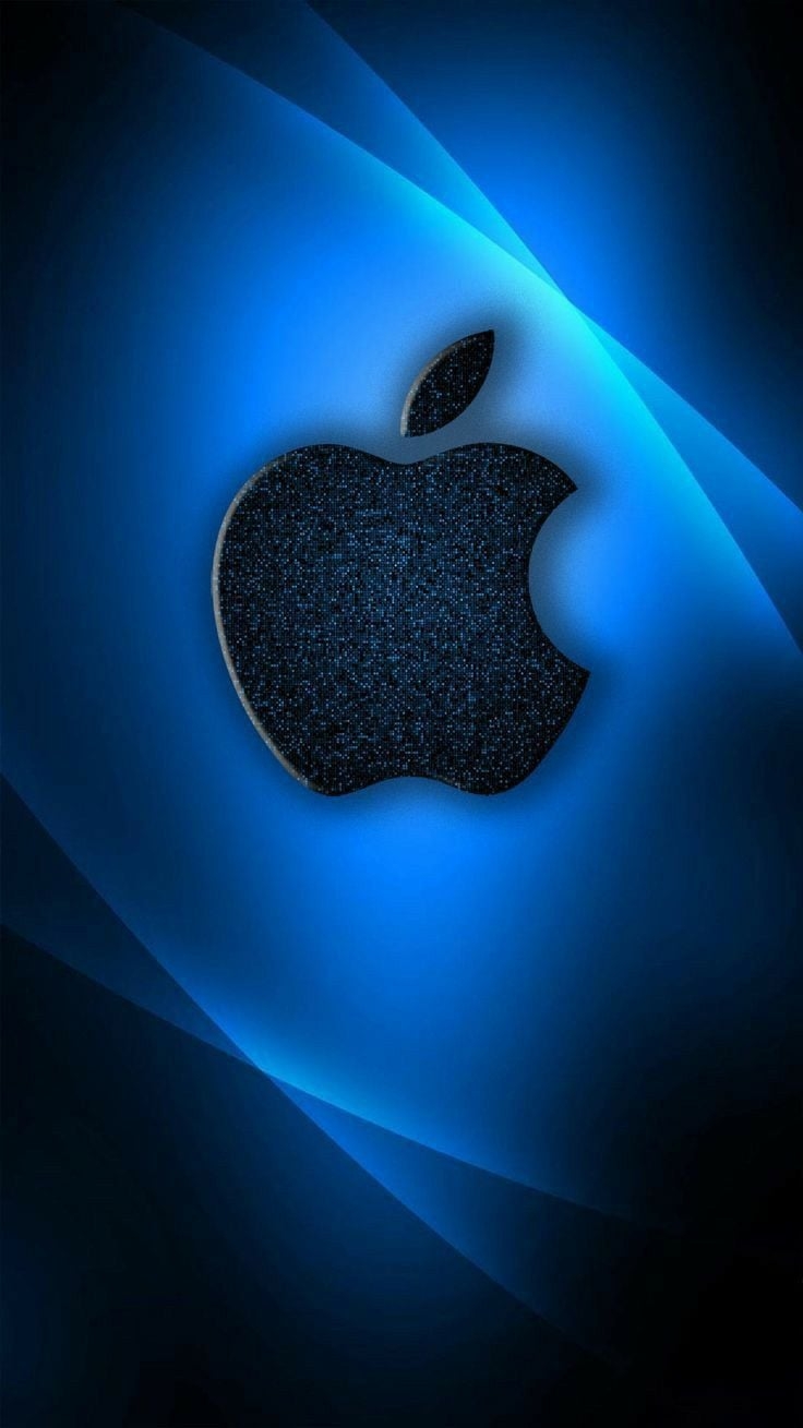 740x1310 iPhone Logo 4K Blue Wallpaper. Apple iphone wallpaper hd, Apple logo wallpaper iphone, Apple wallpaper, Phone