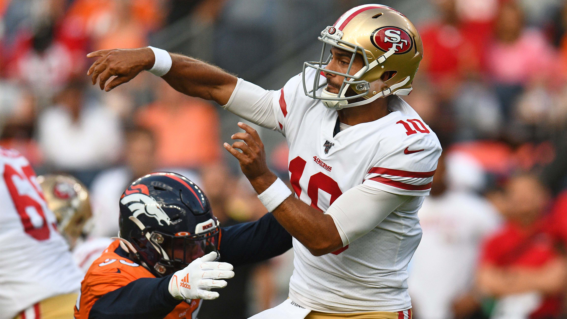 1920x1080 49ers' Jimmy Garoppolo slated to play entire first half vs, Desktop