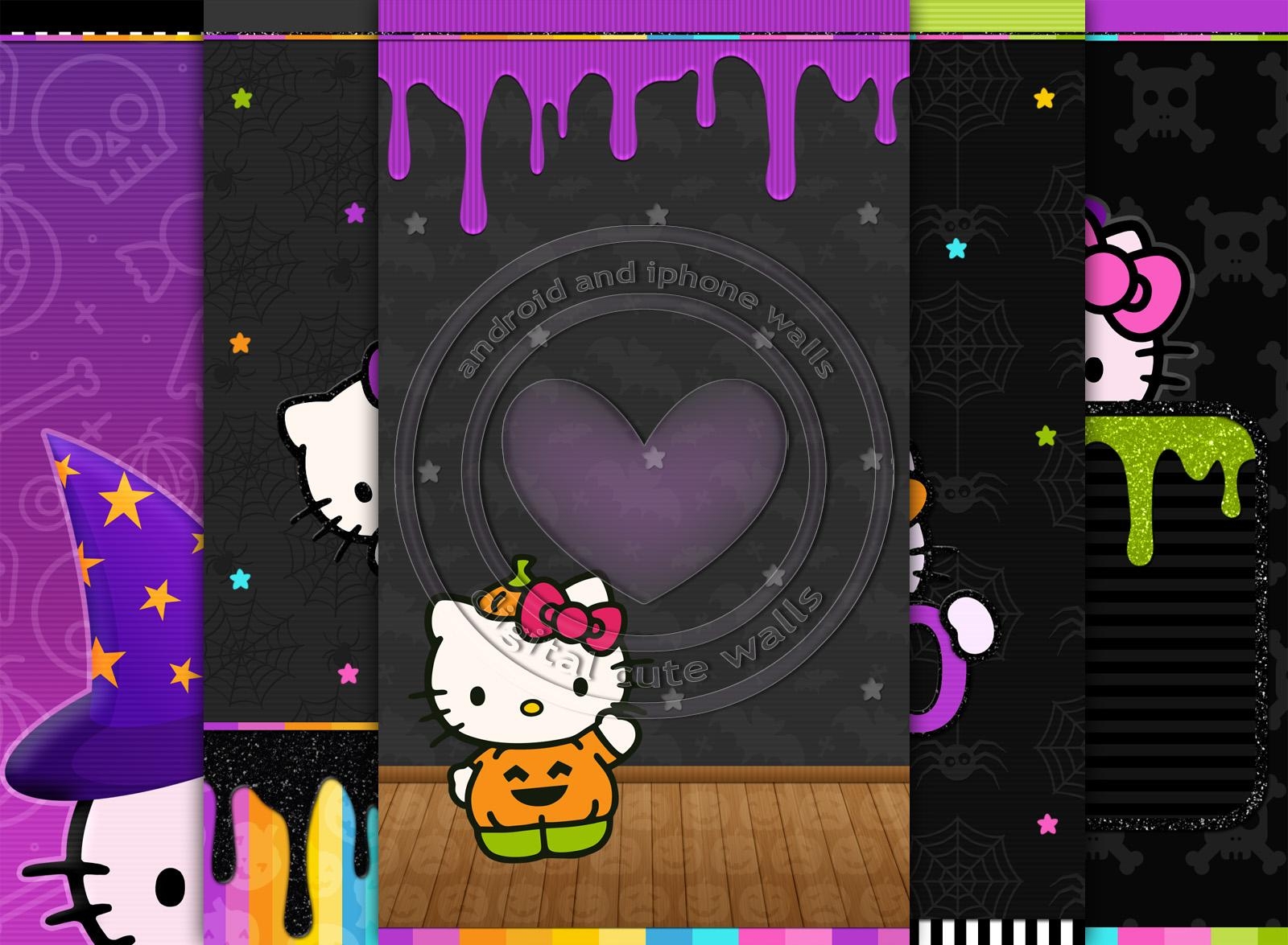 1600x1180 ♡ Cute Walls ♡: Hello kitty halloween wallpaper set, Desktop