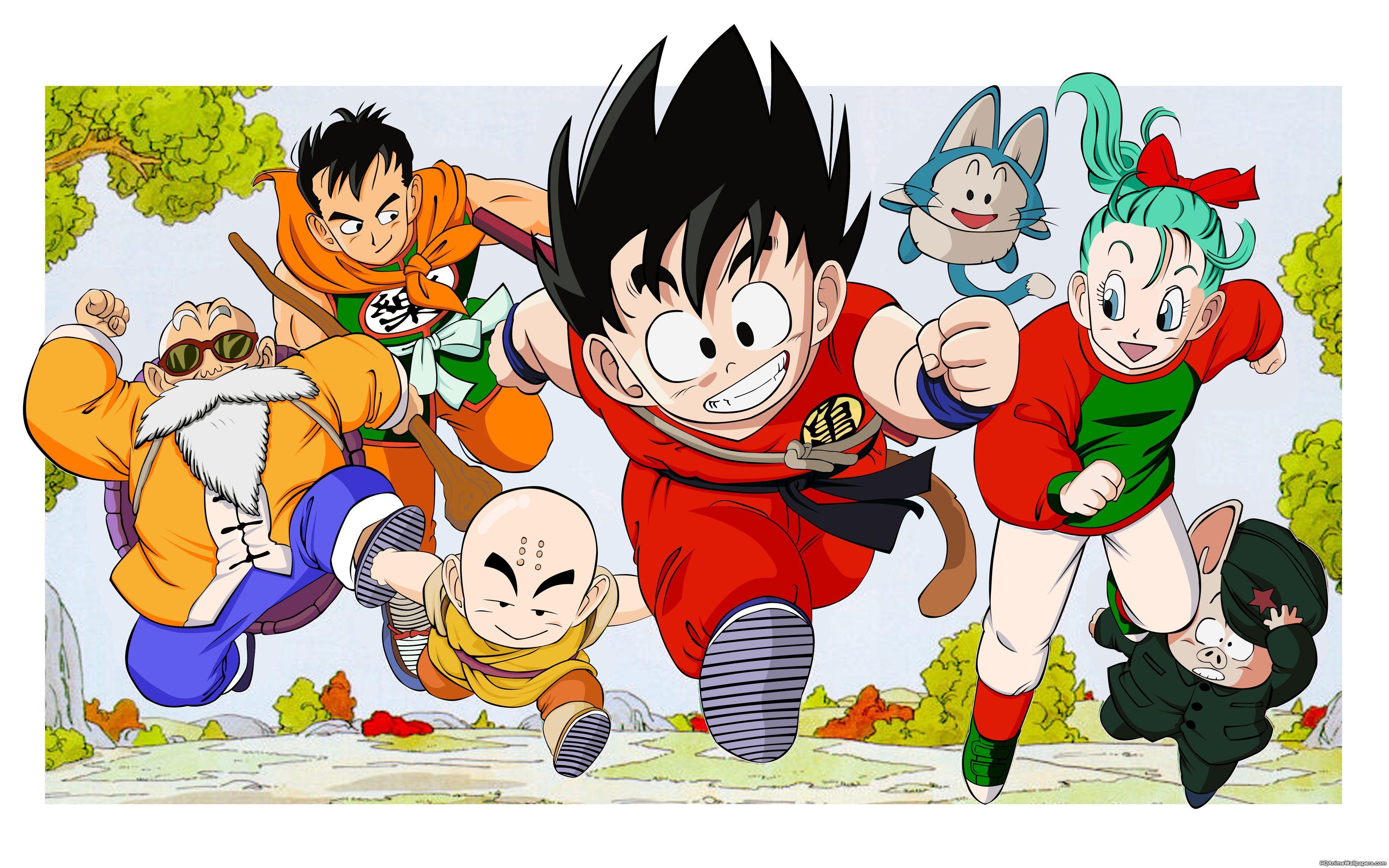 3840x2400 Dragonball Wallpaper. Son Goku and the gang :). Dragonball. Dragon, Desktop