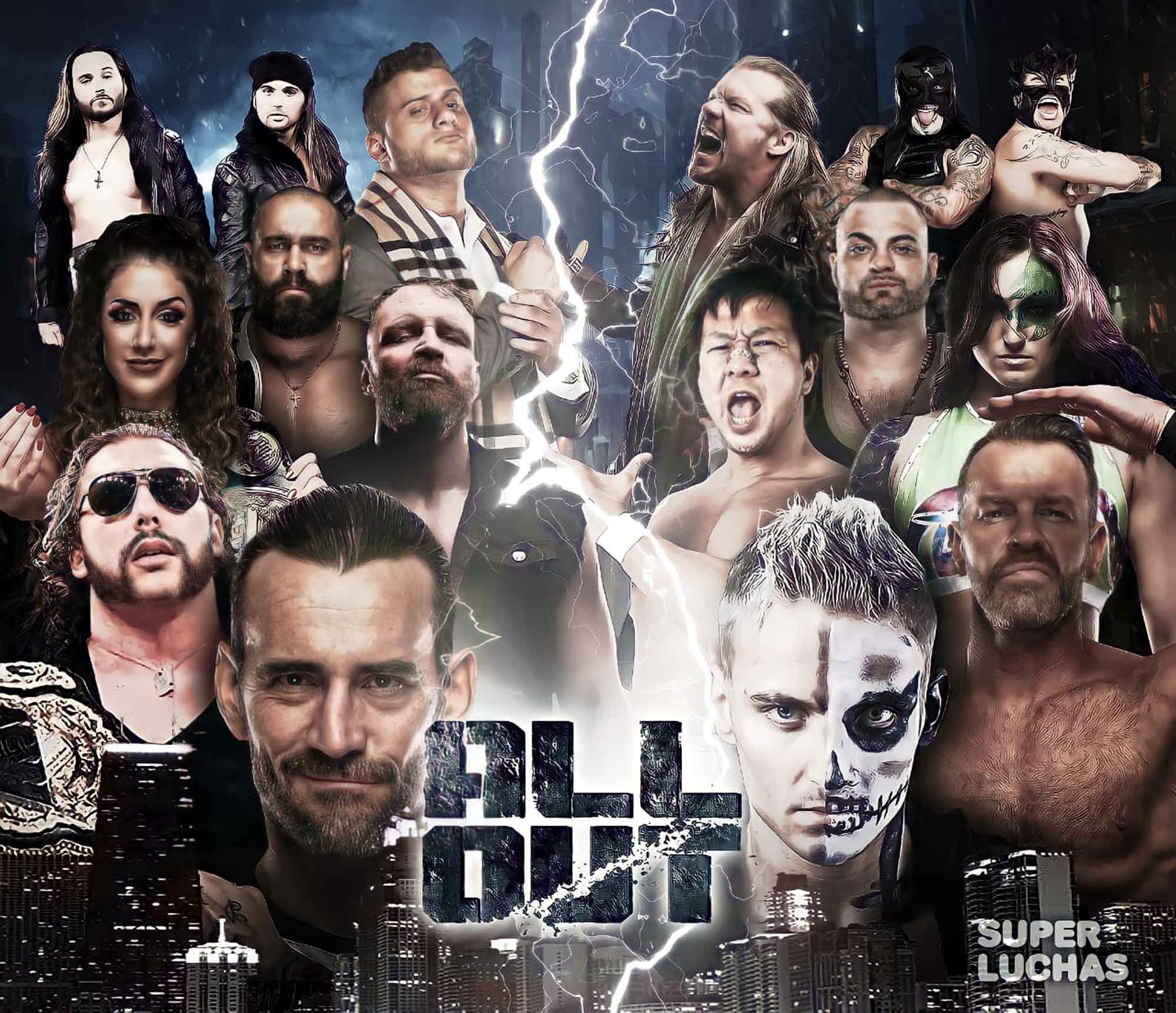 2000x1730 AEW ALL OUT 2021. Live results. CM Punk vs. Darby allin, Desktop