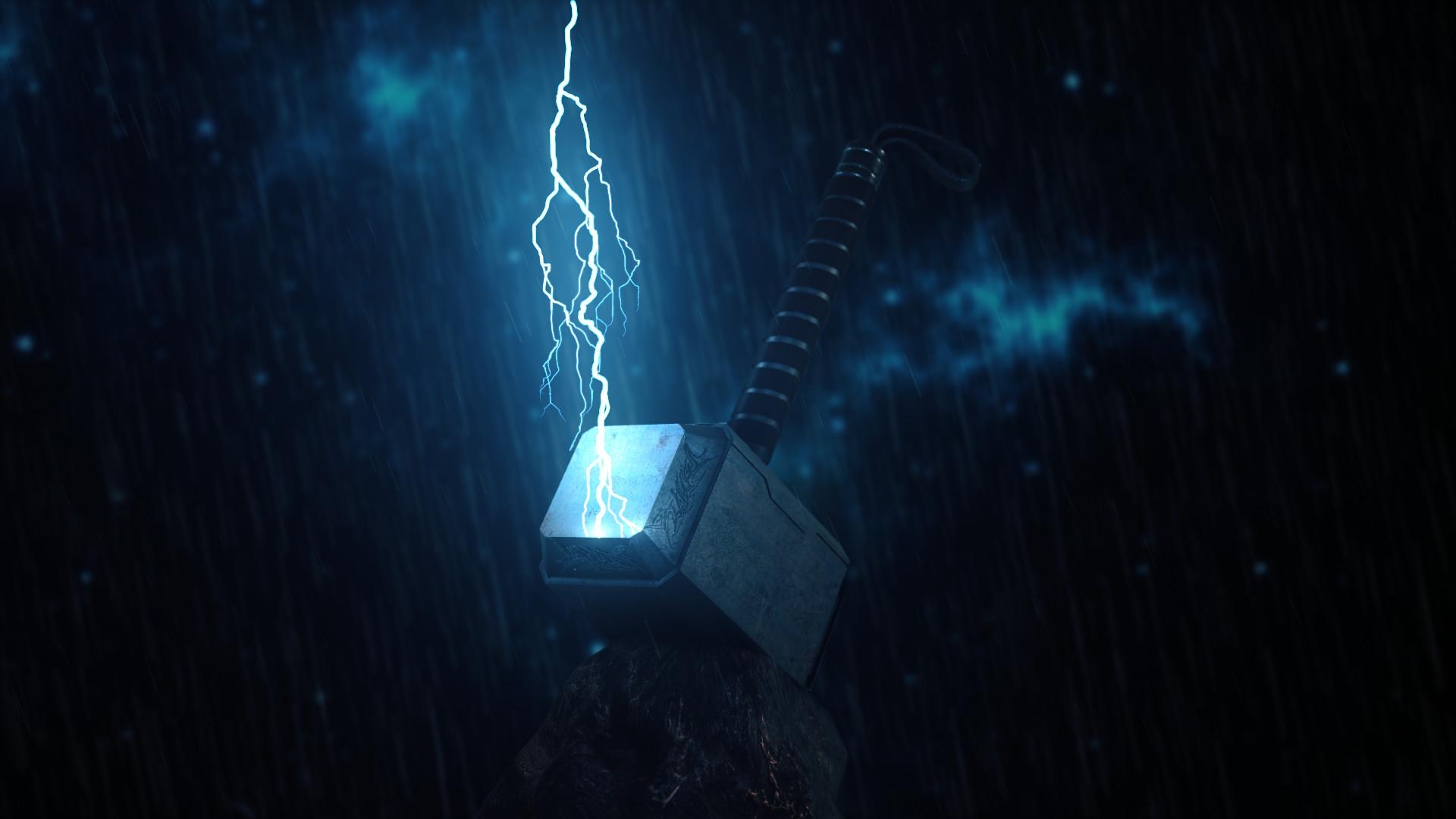 1920x1080 Thor's hammer, Jineesh K J, Desktop