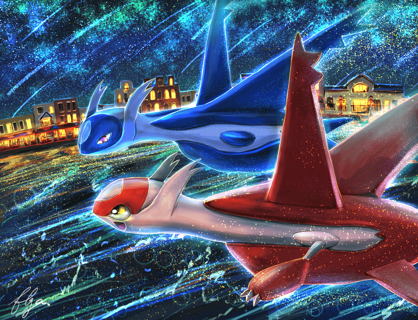 1700x1300 Latios and Latias Wallpaper and Background Imagex1300, Desktop