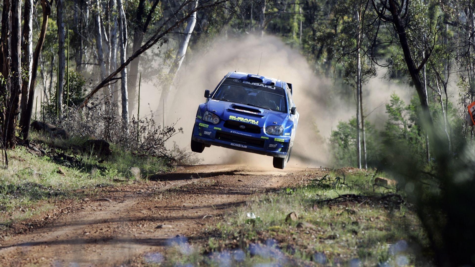 1920x1080 Daily Wallpaper: WRC Subaru Catching Air. I Like To Waste My Time, Desktop