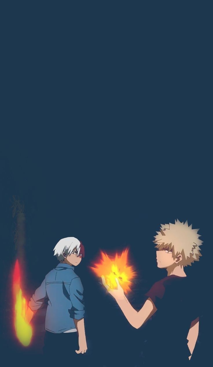 740x1270 Todoroki And Bakugou Wallpaper Free Todoroki And Bakugou Background, Phone