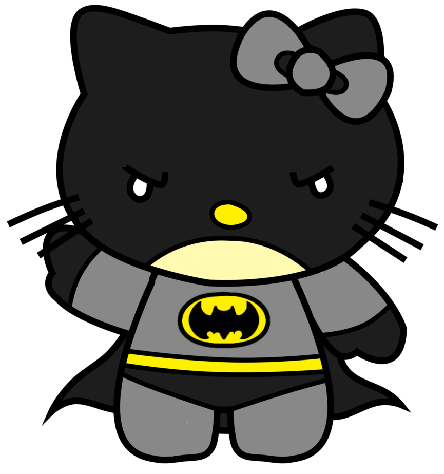 870x930 Batman Hello Kitty Wallpaper Free Batman Hello Kitty Background, Phone