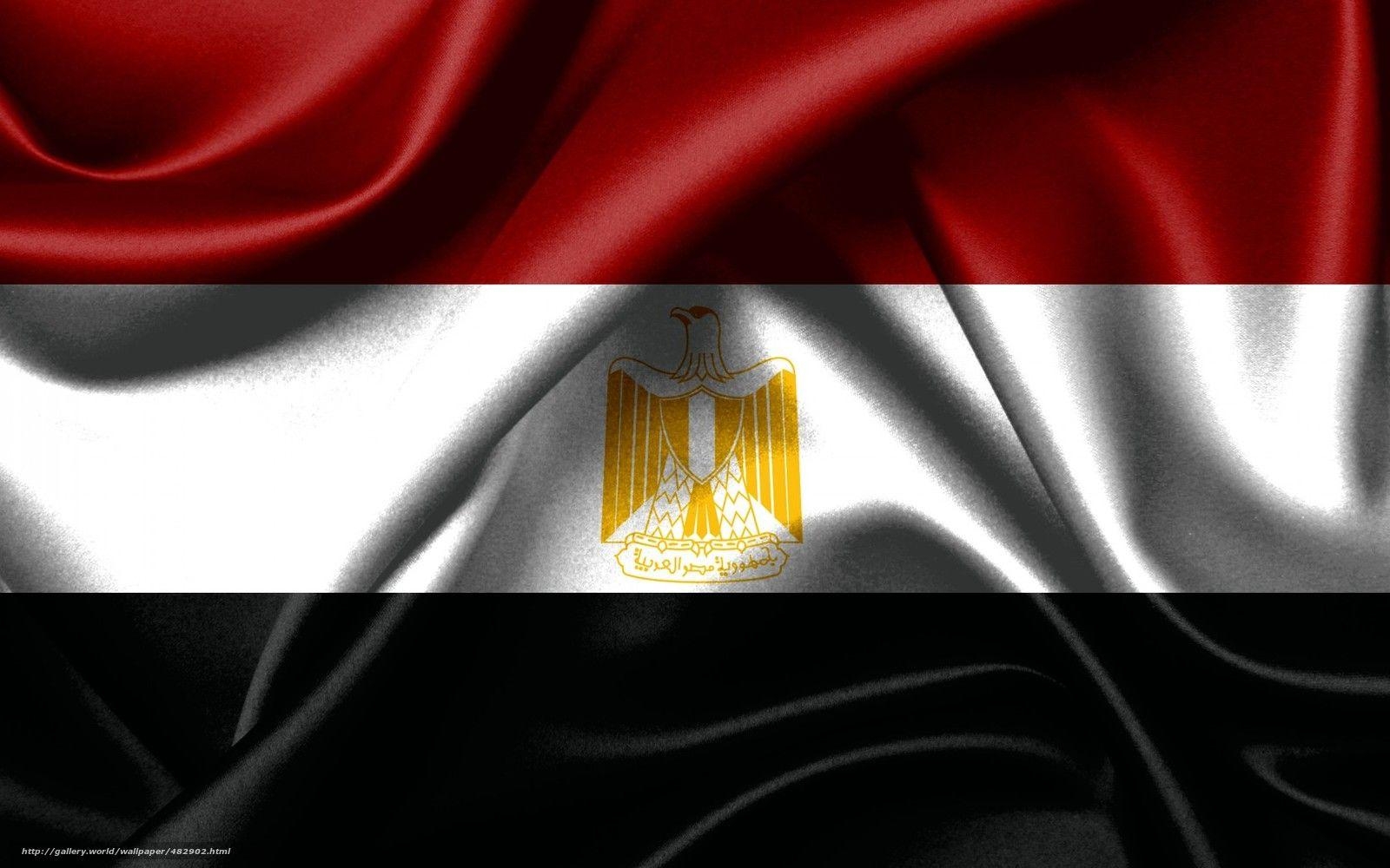 1600x1000 Download wallpaper flag, Egypt, coat of arms free desktop, Desktop