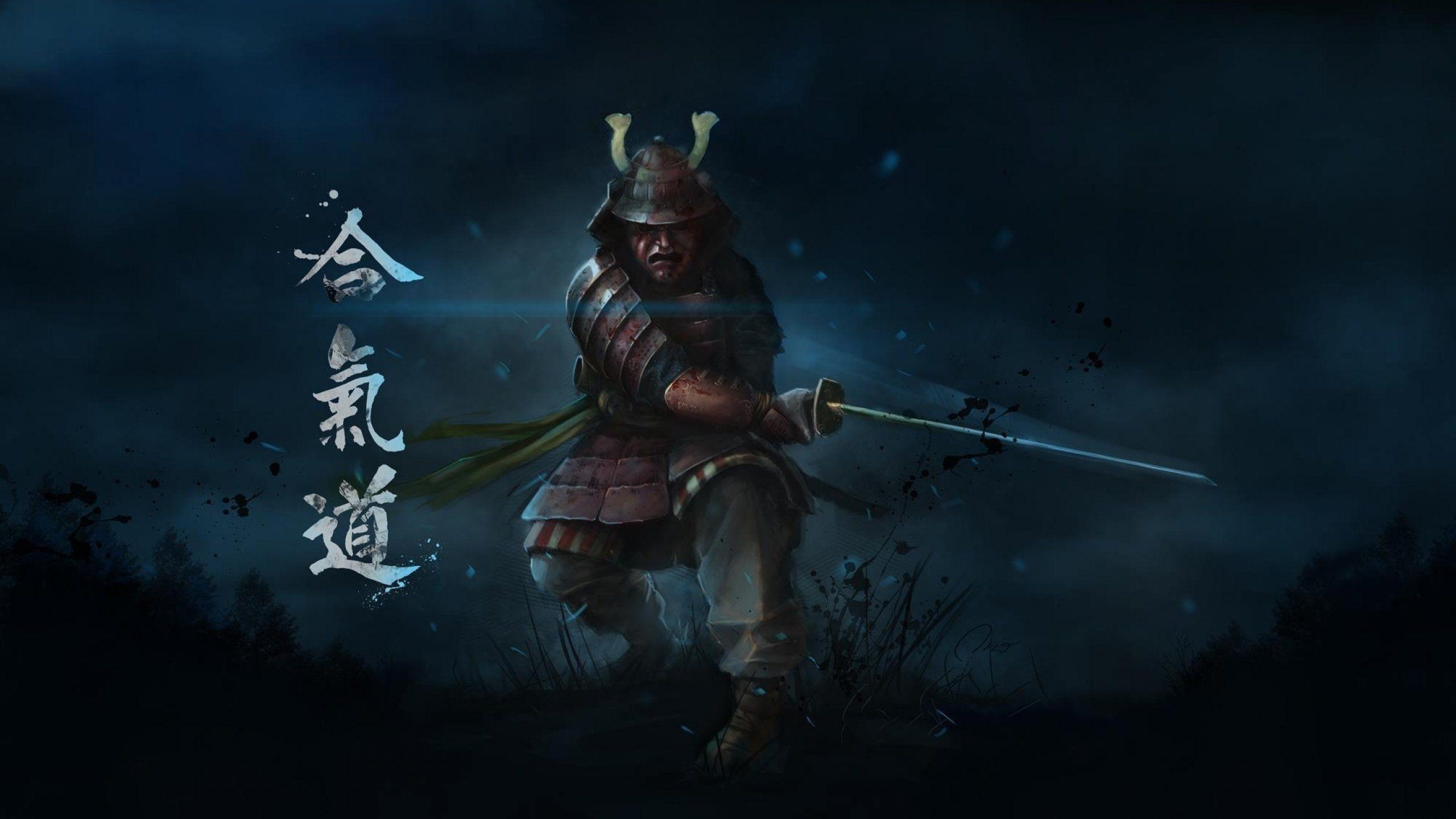 2560x1440 Samurai Warrior Wallpaper, Desktop