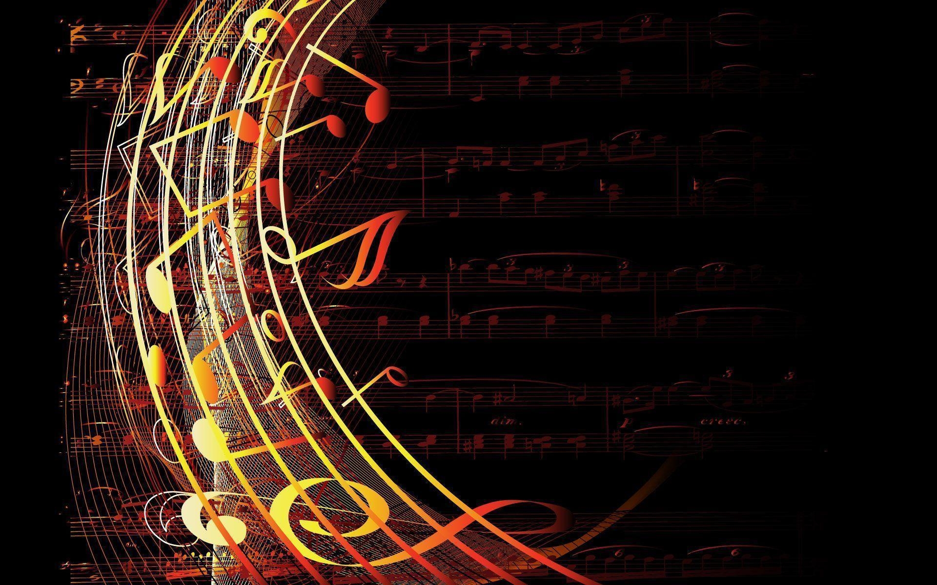 1920x1200 HD Music Notes Wallpaper. Foolhardi, Desktop