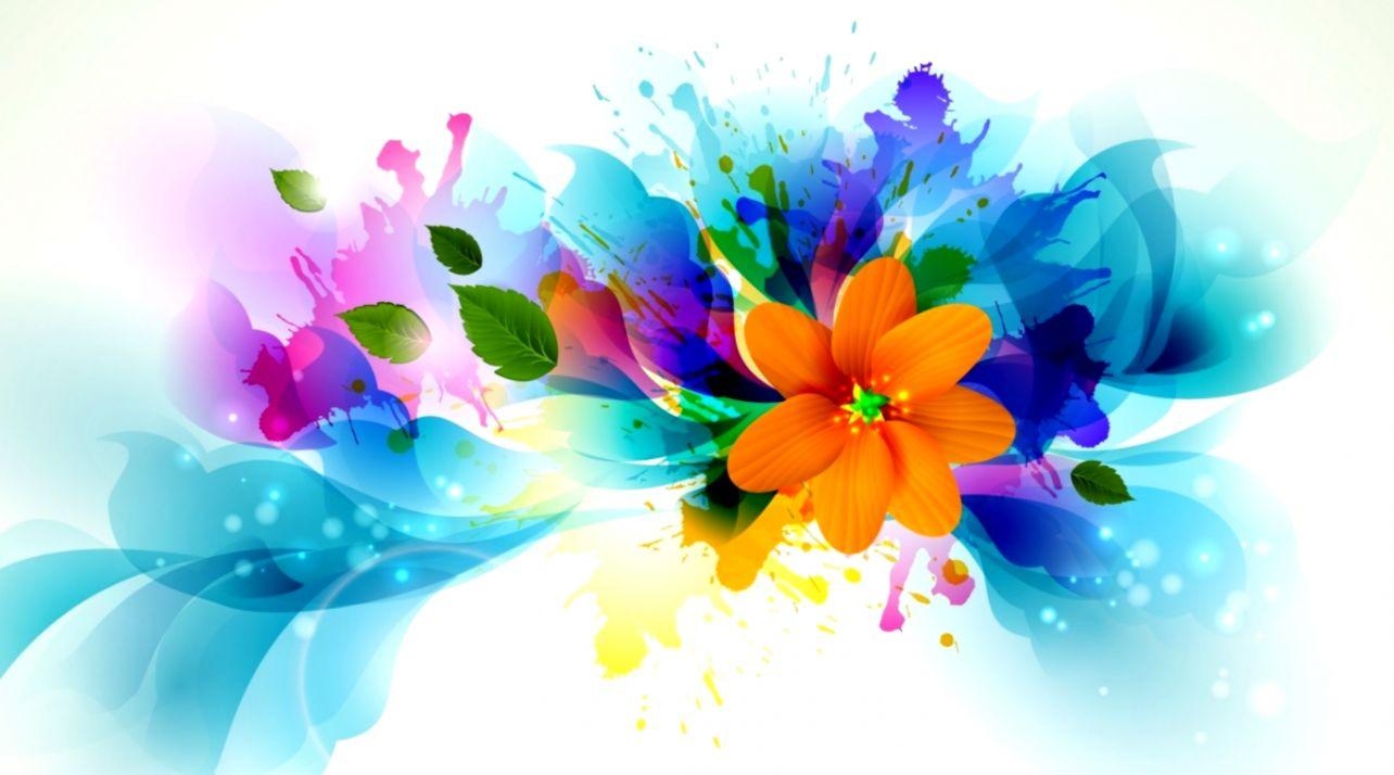 1290x720 Hd Wallpaper Abstract Bright, Desktop