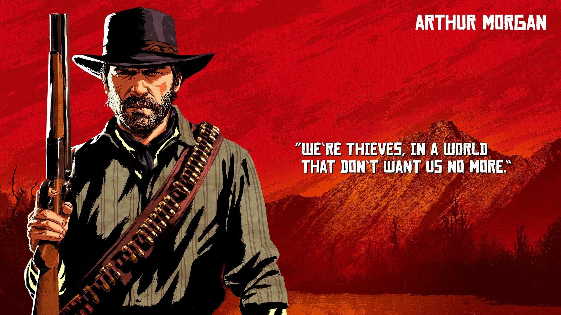 1920x1080 Wallpaper Video Game, Red Dead Redemption Arthur Morgan Desktop, Desktop