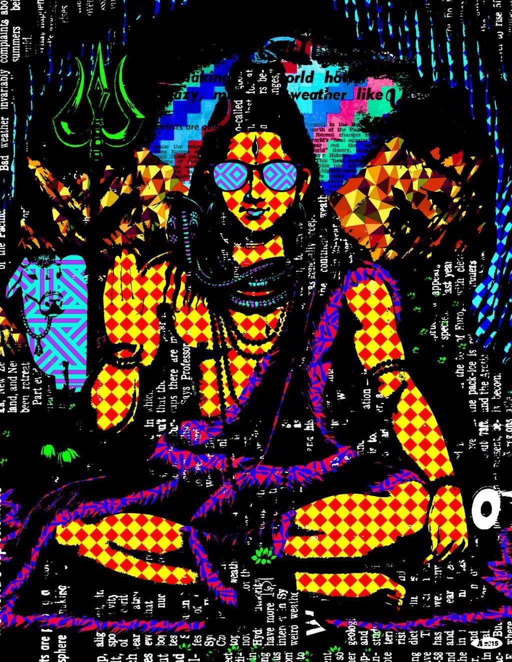 1030x1330 Psy Shiva colored. Shiva art, Art, Trippy wallpaper, Phone