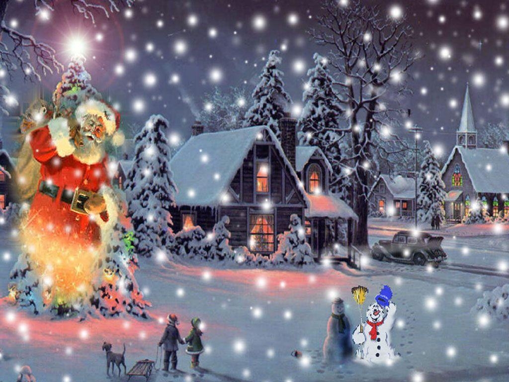 1030x770 Animated Christmas Wallpaper for Desktop, Desktop