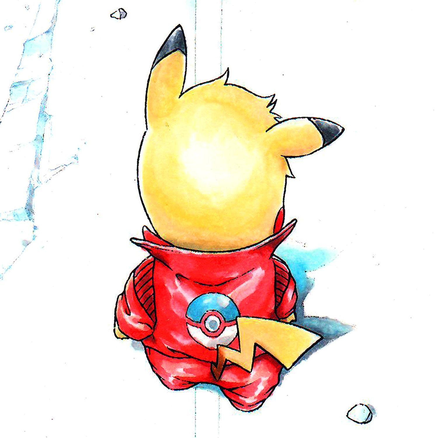 1500x1500 Stitch Pikachu Background Random, Phone