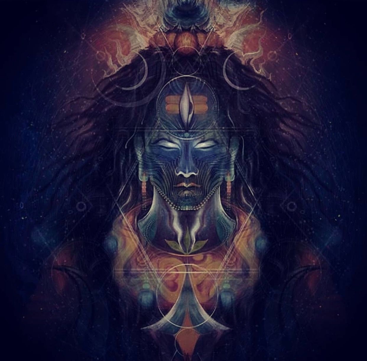 1250x1230 Har Har Mahadev. Lord shiva painting, Desktop