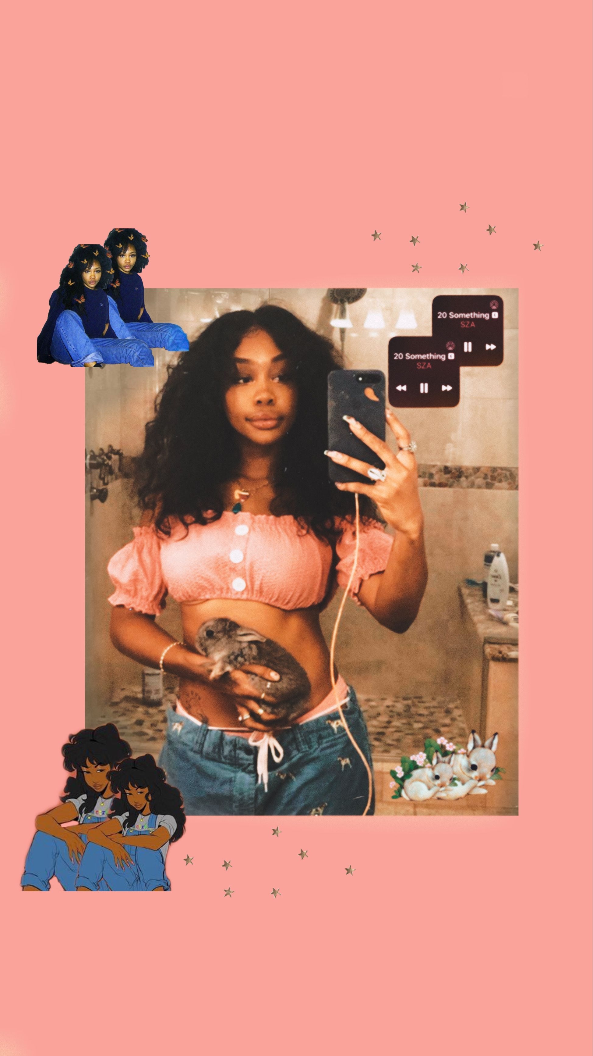 1950x3470 SZA wallpaper <3. Sza singer, Bad girl wallpaper, Iconic wallpaper, Phone