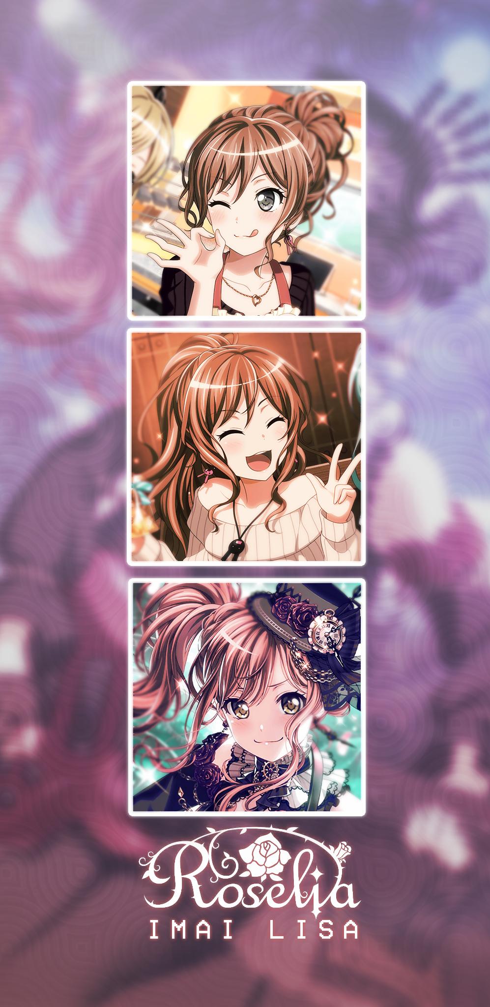 1000x2050 Simple Lisa mobile wallpaper. Happy birthday, best gyaru! ♥, Phone