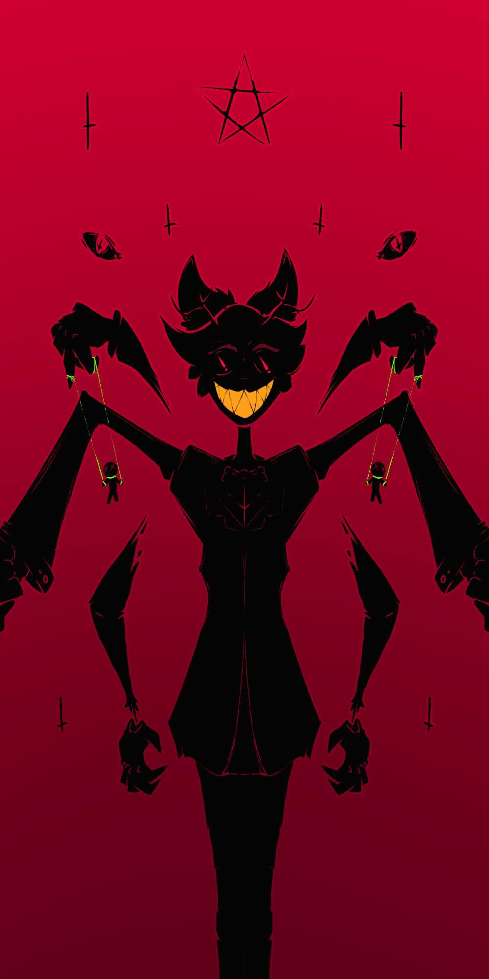 1000x2000 Alastor Wallpaper, Phone