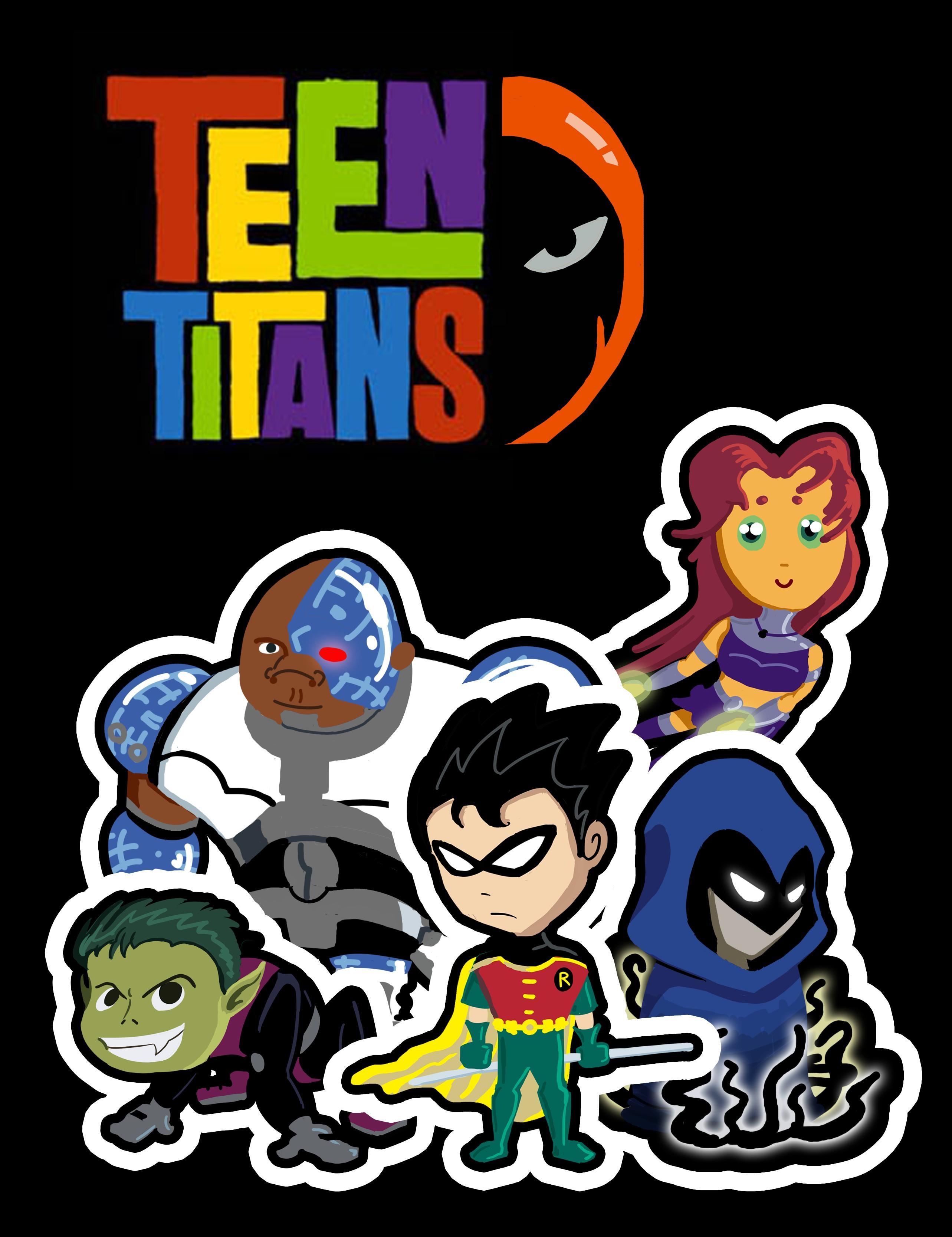 2570x3340 Teen Titans Poster, Phone