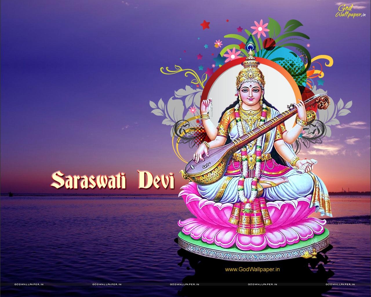 1280x1030 Goddess Saraswati Wallpaper for Desktop, Desktop