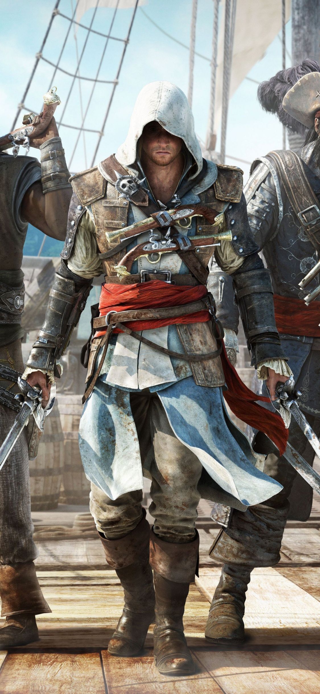 1130x2440 Download  wallpaper assassin's creed iv: black flag, Phone