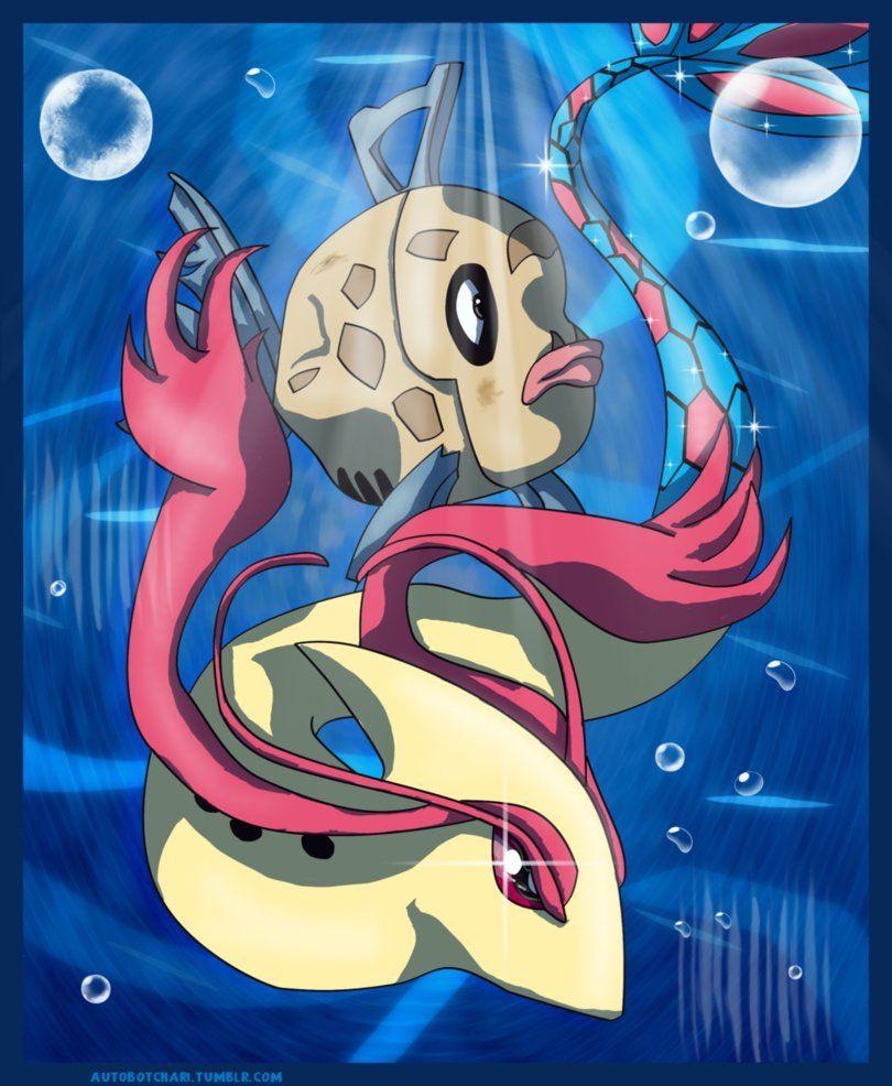 810x990 Milotic And Feebas, Phone