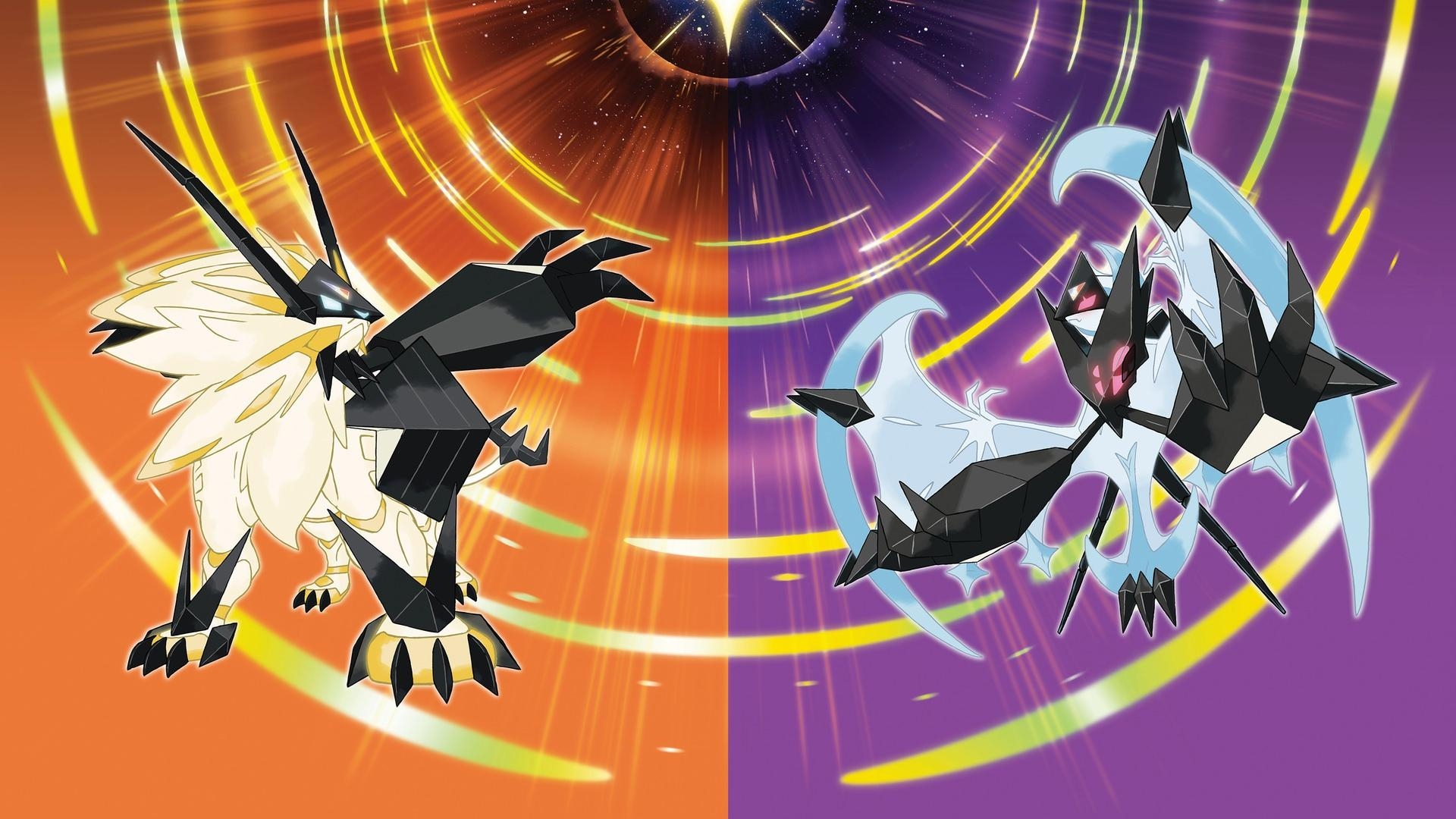 1920x1080 Lunala and Solgaleo Pokemon Ultra Sun a HD Wallpaper, Desktop