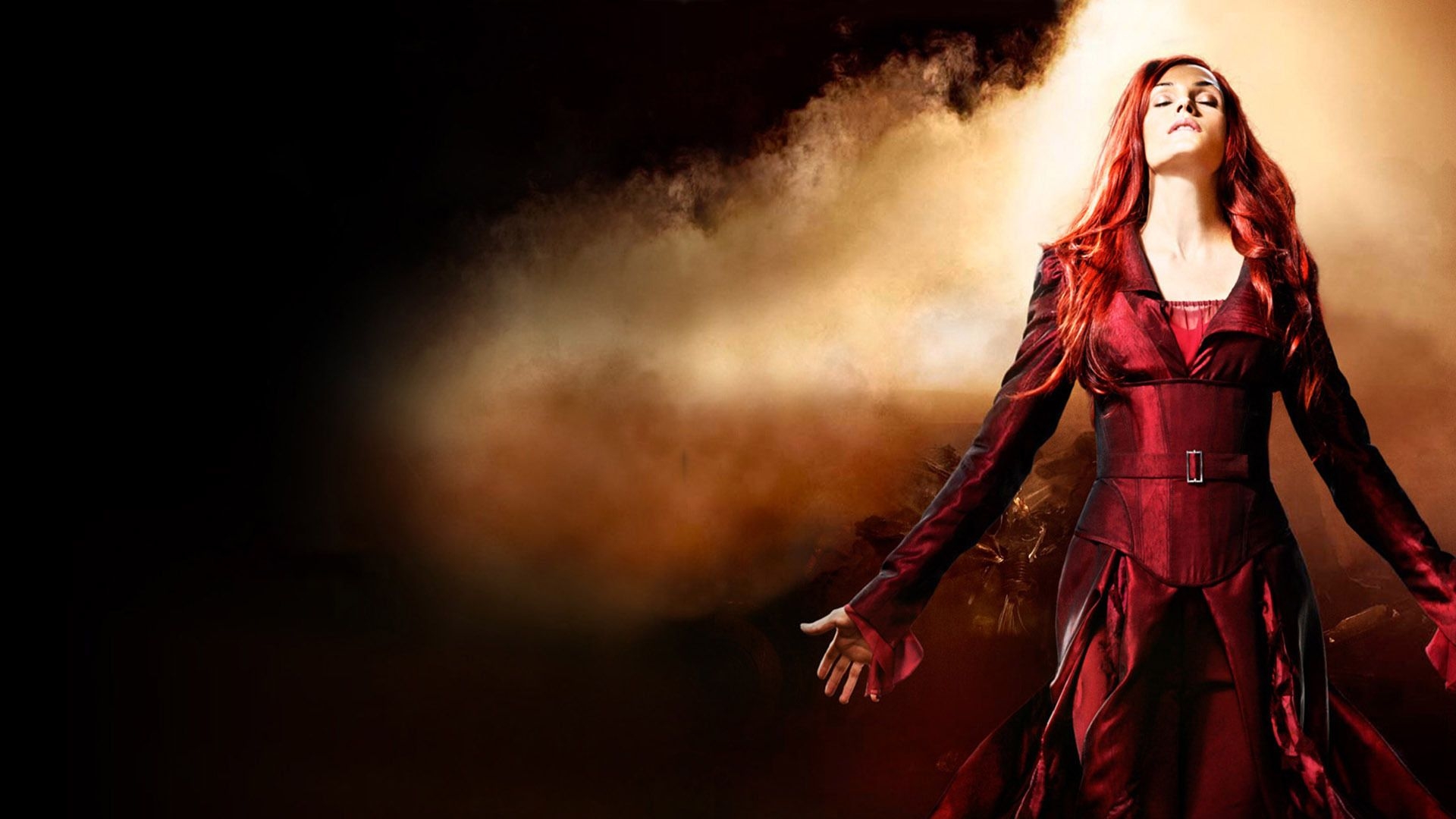 1920x1080 X Men, Jean Grey, Famke Janssen, X Men: The Last Stand, Dark, Desktop