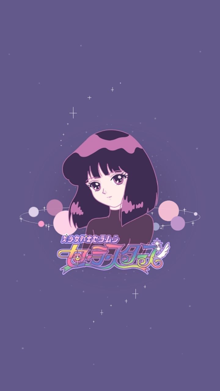 720x1280 purple, kawaii, anime and hotaru, Phone