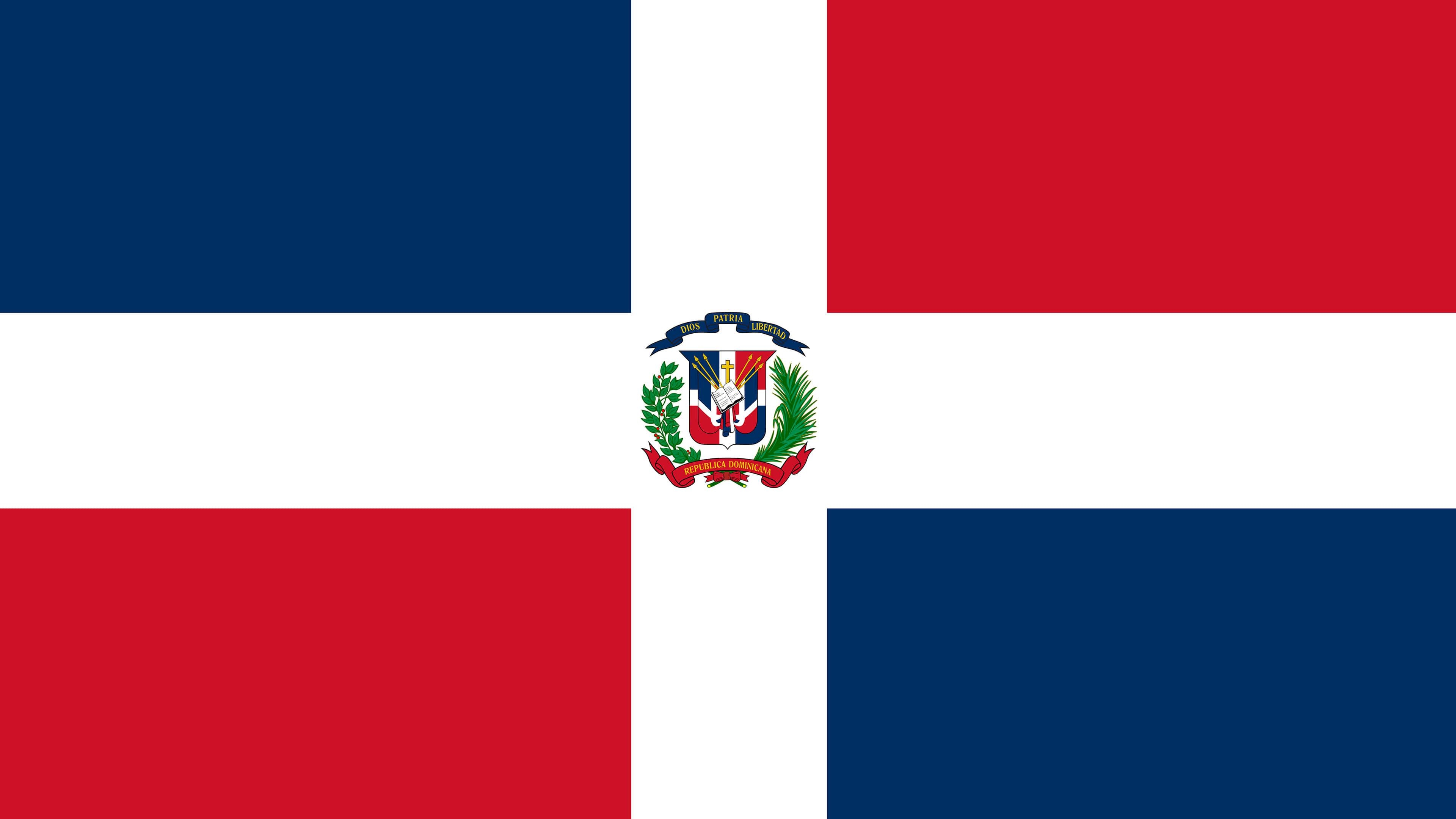 3840x2160 Dominican Republic Flag UHD 4K Wallpaper, Desktop