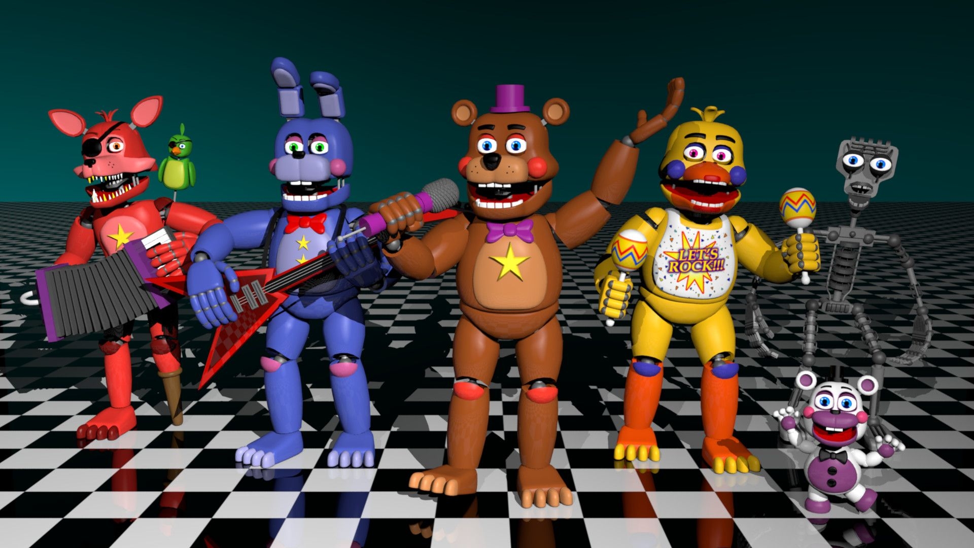 1920x1080 Freddy Fazbear's Pizzeria Simulator Fan Made Rockstar, Desktop