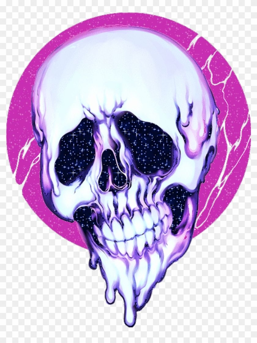 840x1120 skull #skeleton #trippy #psychedelic #aesthetic #tumblr, Phone