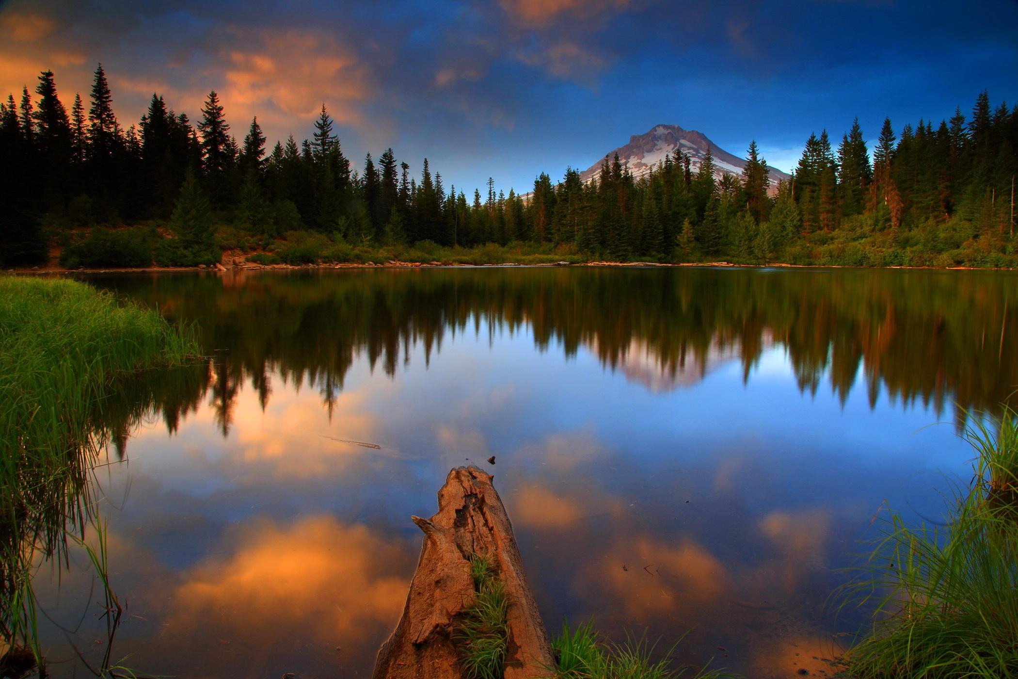 2100x1400 Photos USA Mt Hood National Oregon Nature Lake Forests, Desktop