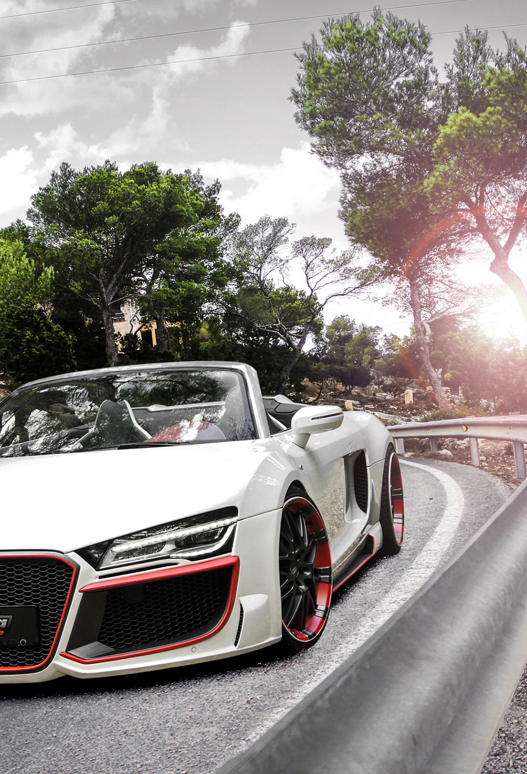 1040x1530 Audi R8 V10 Spyder Wallpaper for iPhone Pro Max, X, 6, Phone